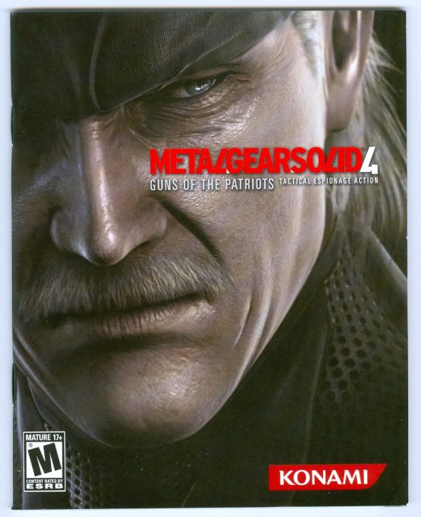 MGS4 Manual