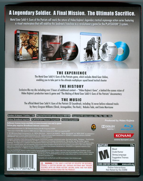 Metal Gear Solid 4 Guns Of The Patriots