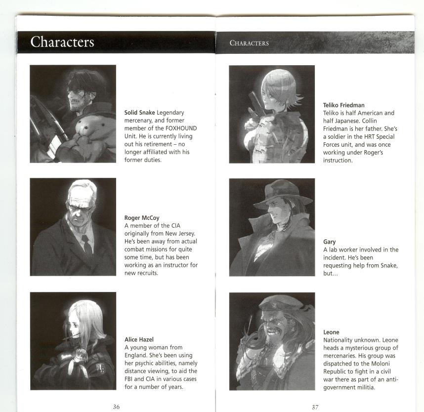 Characters