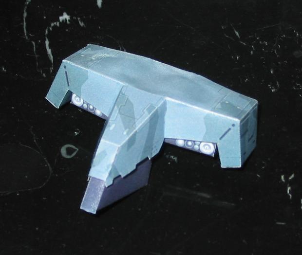 Metal Gear Rex paper model Partially Done
