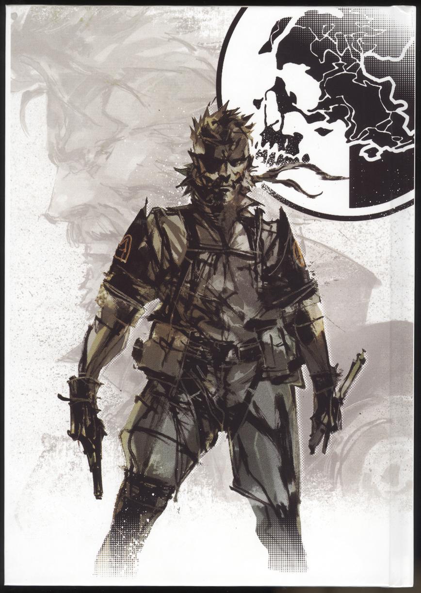 Metal Gear Solid HD Collection Book Back