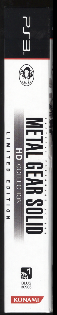 Metal Gear Solid HD Collection Spine