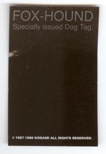Dogtag card