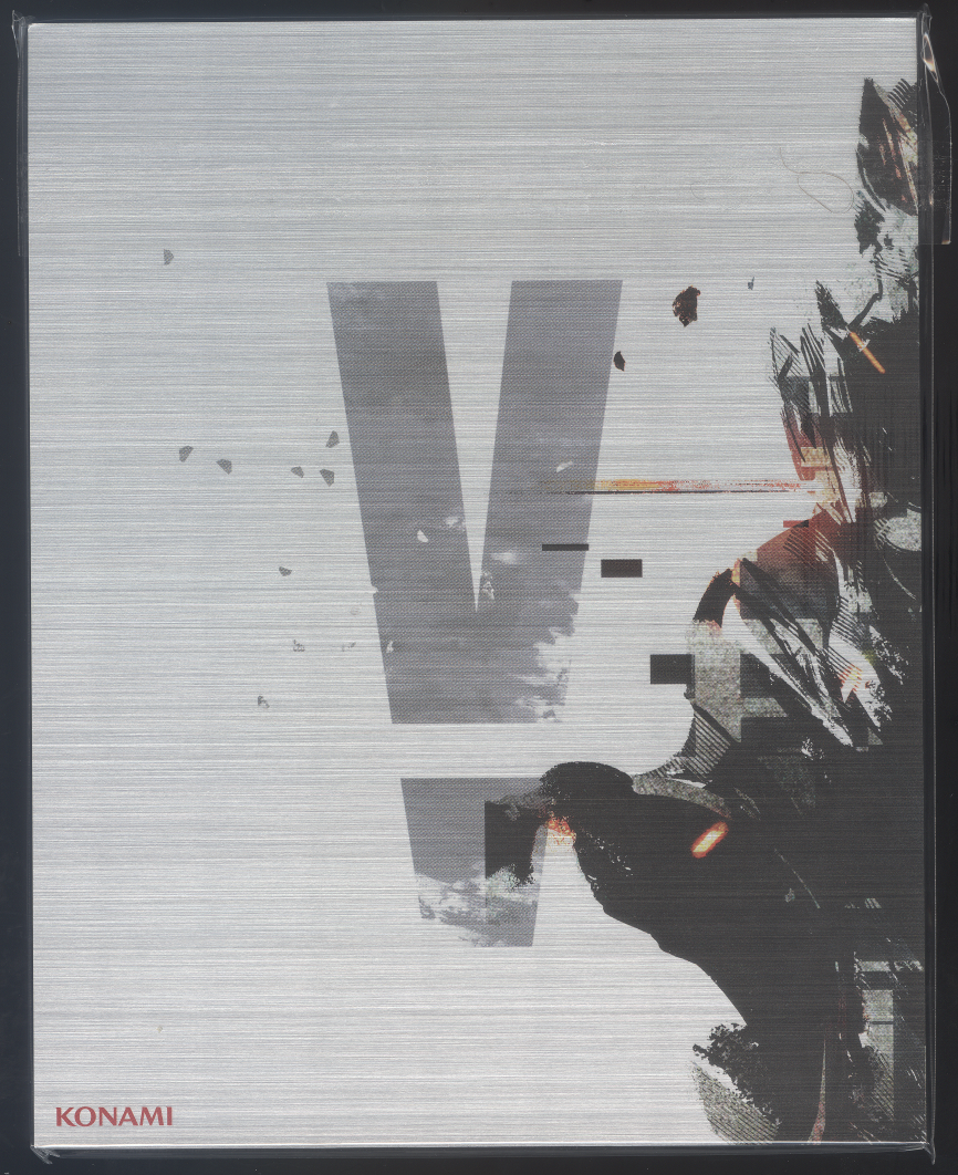 Metal Gear Solid V The Phantom Pain Japanese Collector Edition Art Book Back