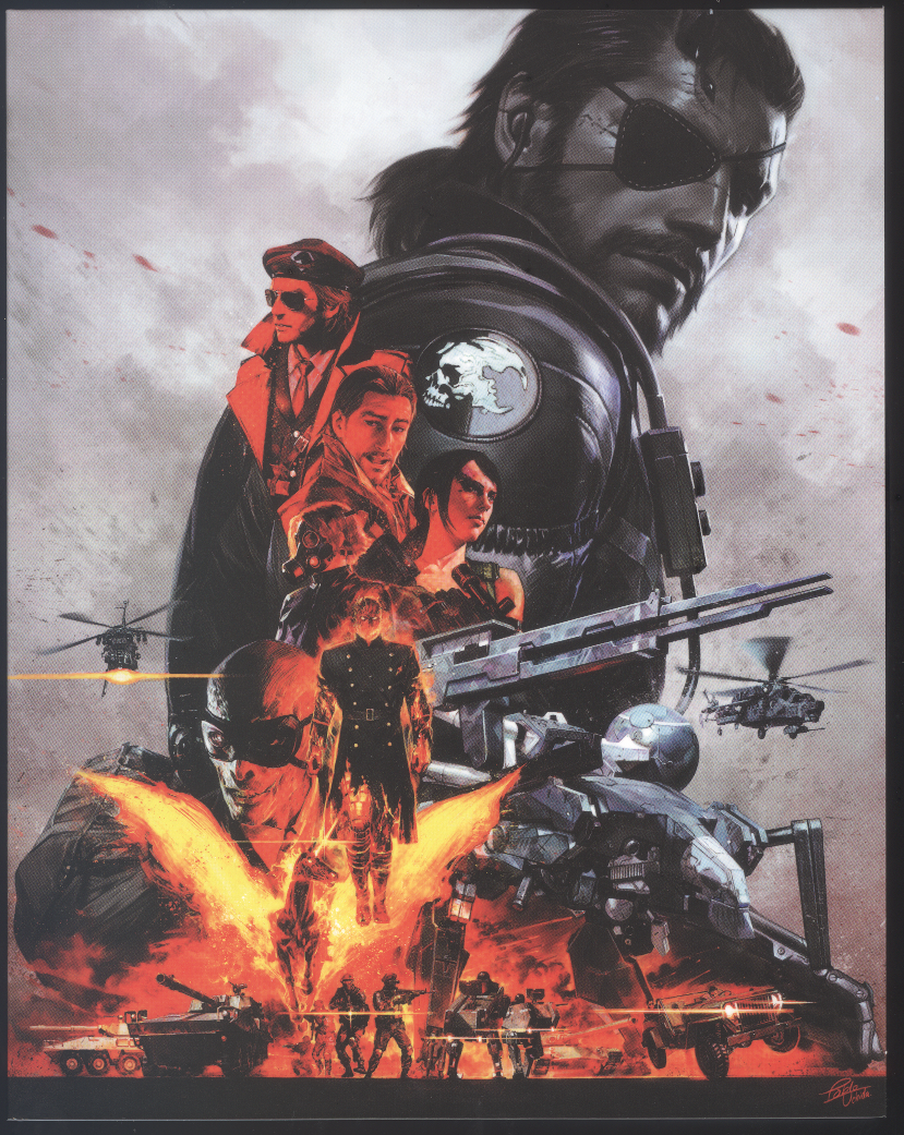 Metal Gear Solid V The Phantom Pain Japanese Collector Edition Blu-ray Front