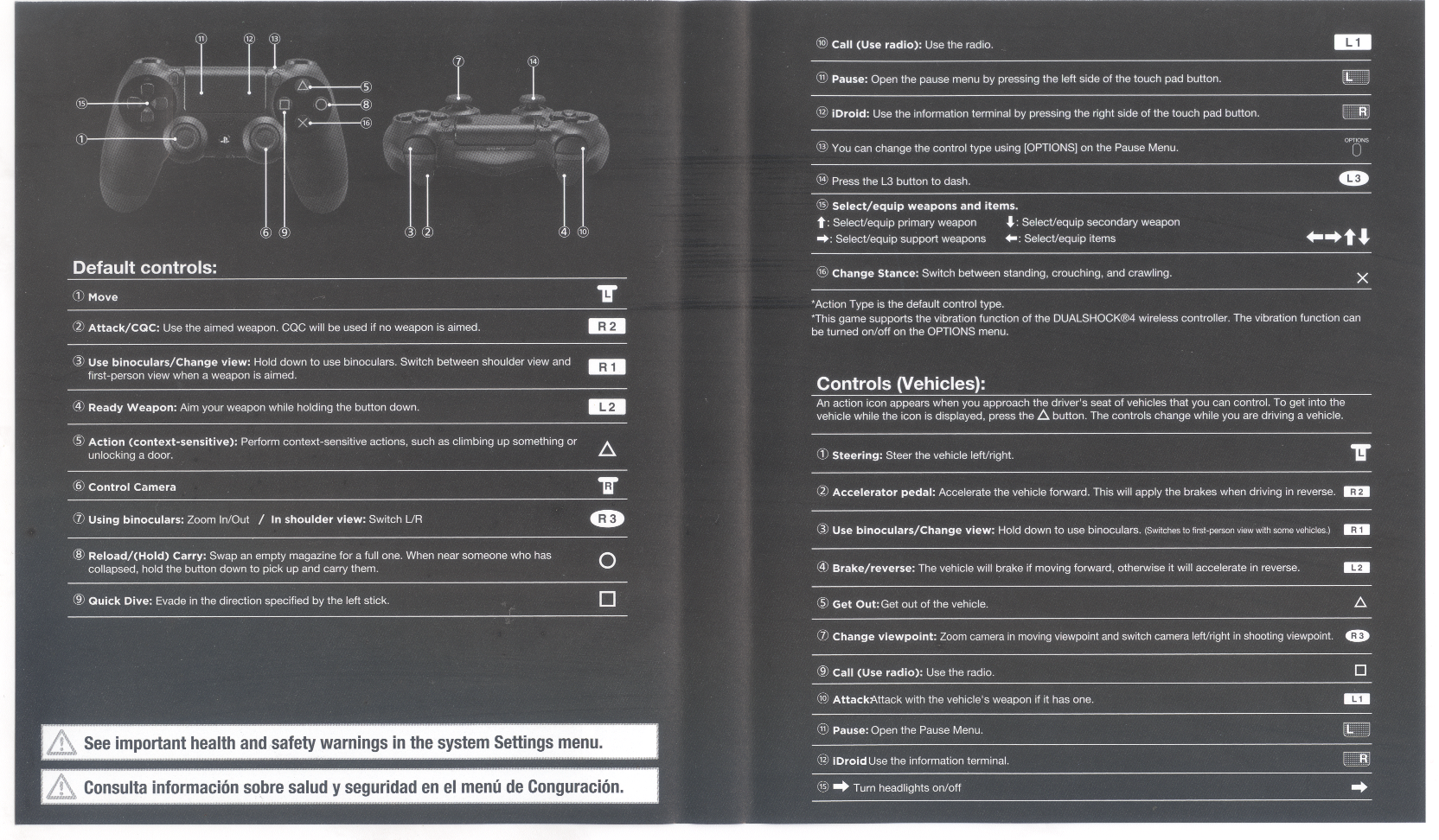 Metal Gear Solid V The Phantom Pain Day One Edition Manual
