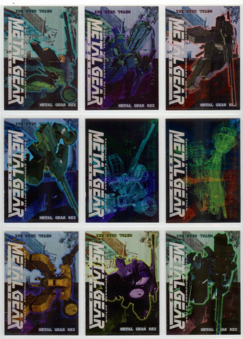 Metal Gear Solid Trading Cards 064-072