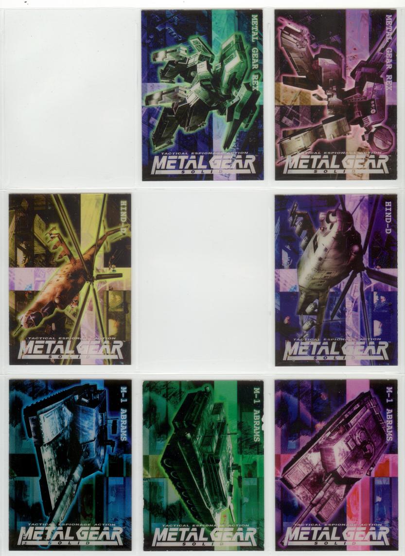 Metal Gear Solid Trading Cards 091-099