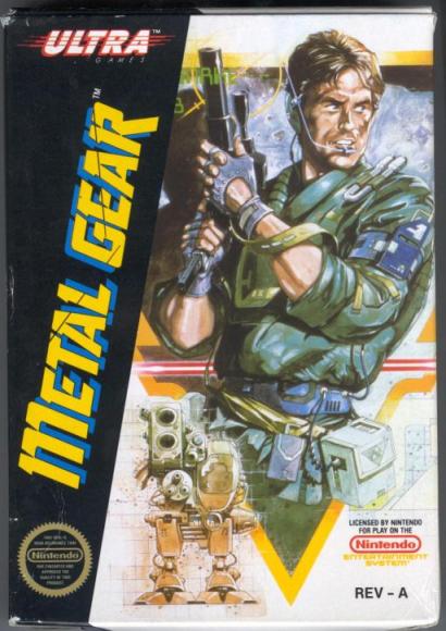 Metal Gear NES Cart