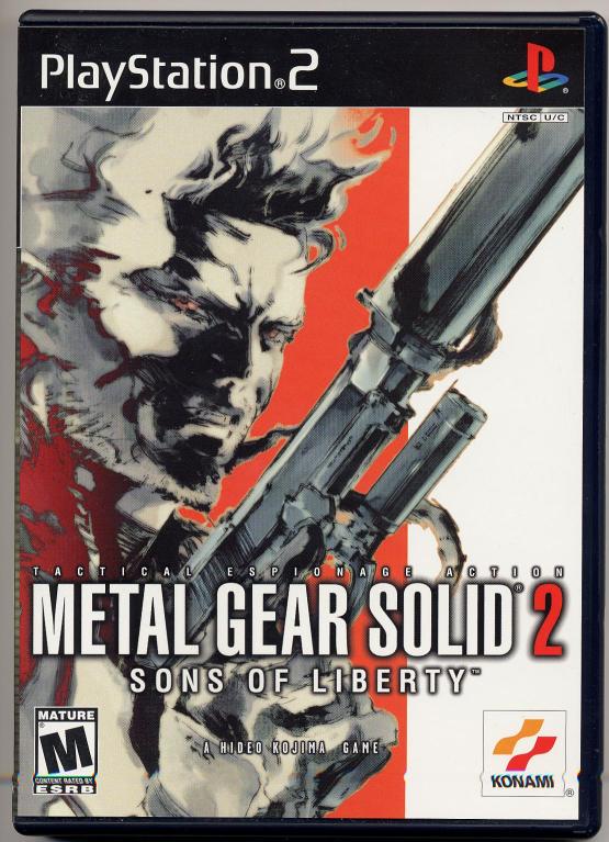 PS2 Metal Gear Solid 2: Sons Of Liberty Scans
