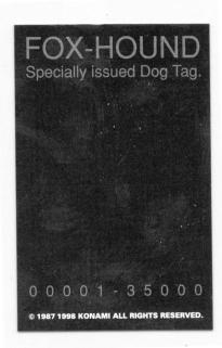 Dogtag card