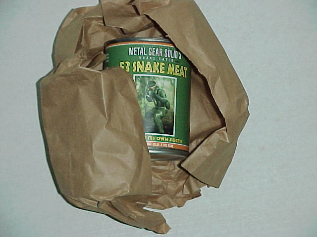 Snake Meat Can Opened Packaging