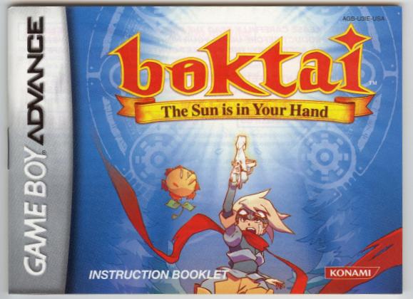 Boktai Manual