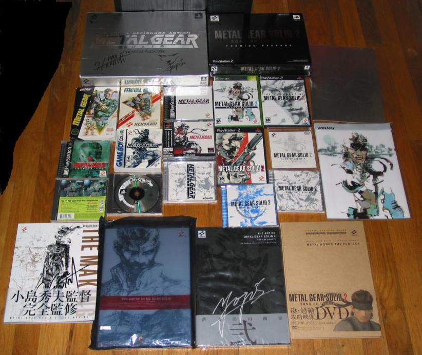 Group Picture of Metal Gear Versions
