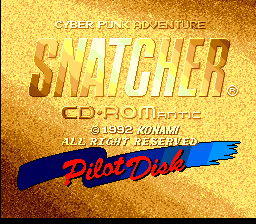 Snatcher Pilot Disk Trailer