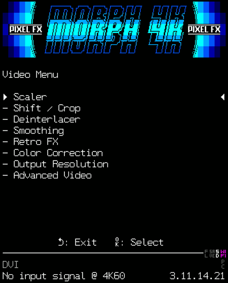 Morph 4K - Classic Console Upscaler Wiki